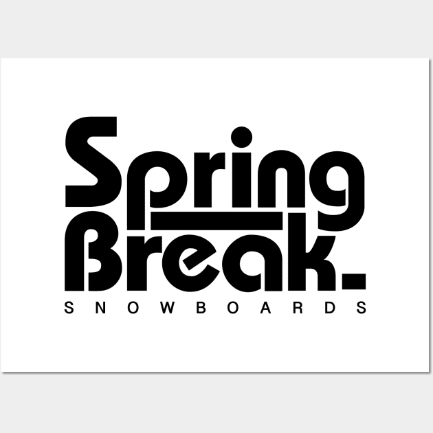 Capita Spring Break Springbreak Snowboard 04 Black | Burton Nitro Wall Art by susugroo